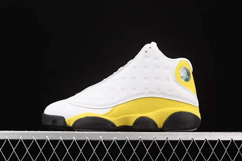 All categories Air Jordan Jordan series basketball shoes Air Jordan 13 G version Air Jordan AJ13 Retro AJ13 Joe 13 racing white and yellow 414571-167